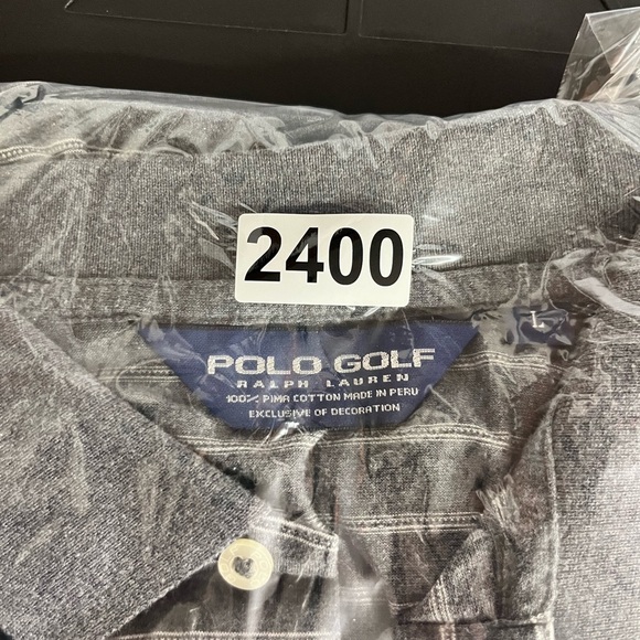 Polo Golf Ralph Lauren Pima Cotton Polo Shirt Mens L Myrtle Beach Nationals 2400 - Picture 8 of 8